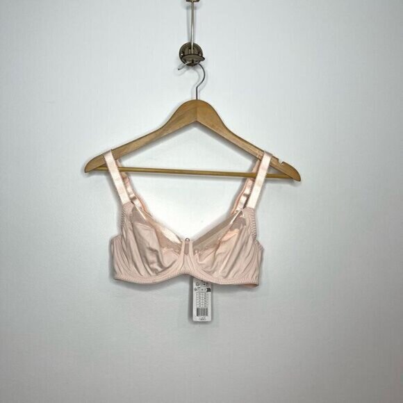 Fantasie Illusion Bra Women’s Size 34D Wide Wired Side Support Lace NWT Pink - Picture 2 of 11